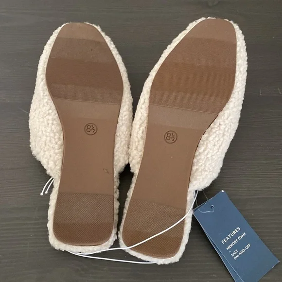 Universal Thread Margot Flats Boulce Memory Foam Slip On Size 8.5 Cream - Picture 5 of 8